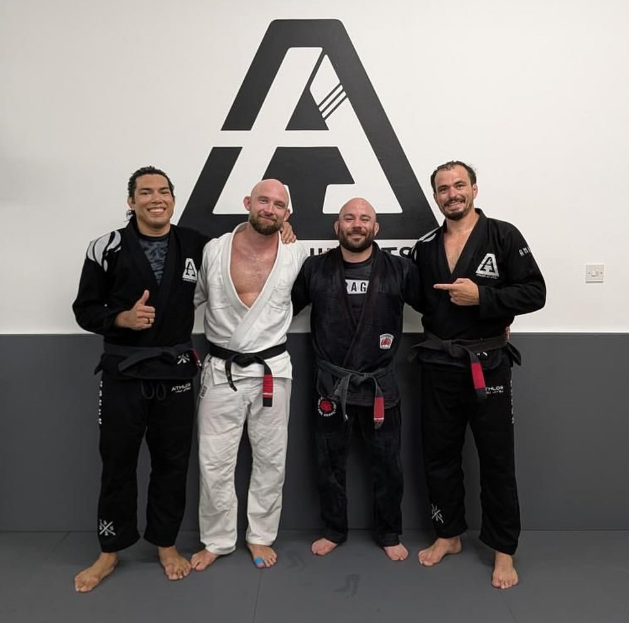 Training session at Athlos Jiu-Jitsu